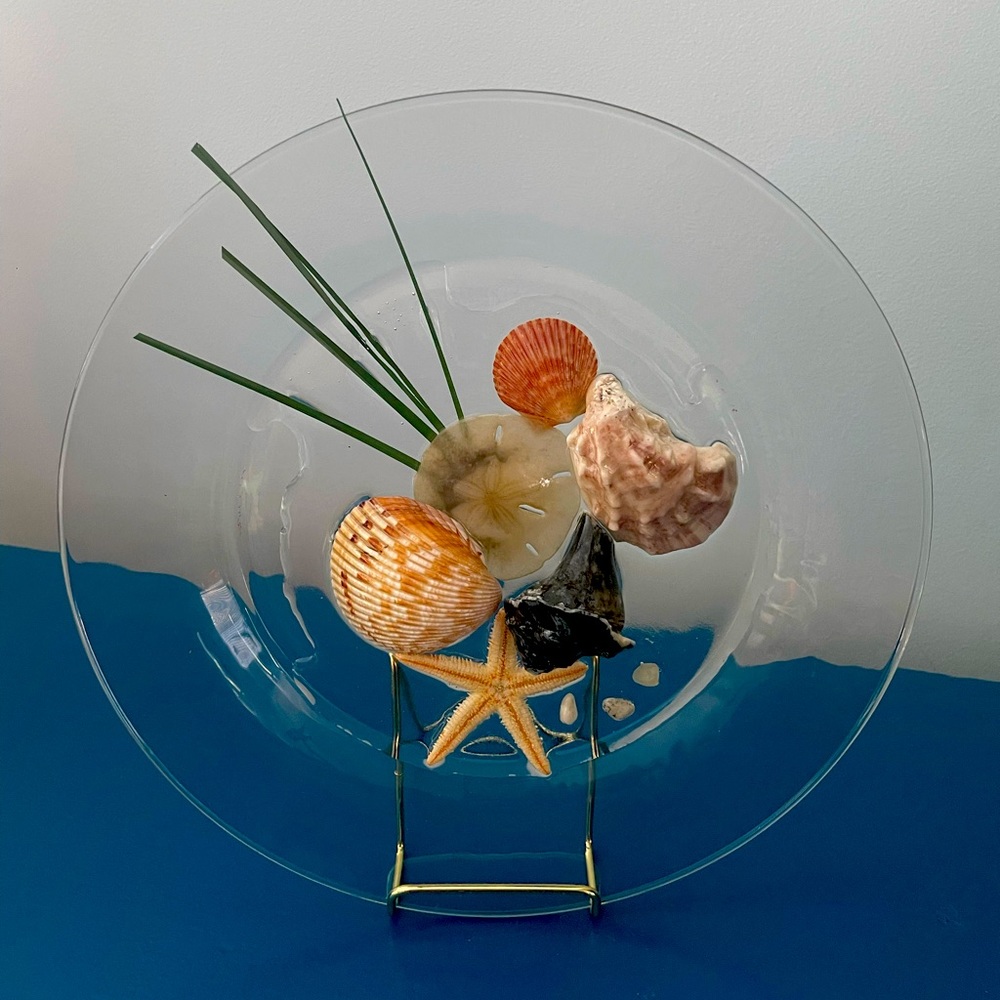 12 inch Seashell plate